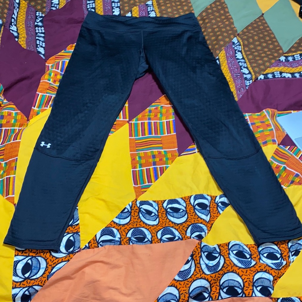 Under Armour leggings, cold weather, base layer